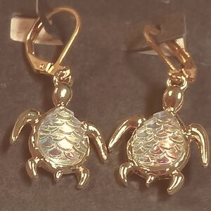 Earrings Harriet Ave Jewels Irredescent Sea Turtles